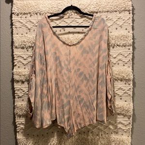 Tallow romper/bikini cover up.